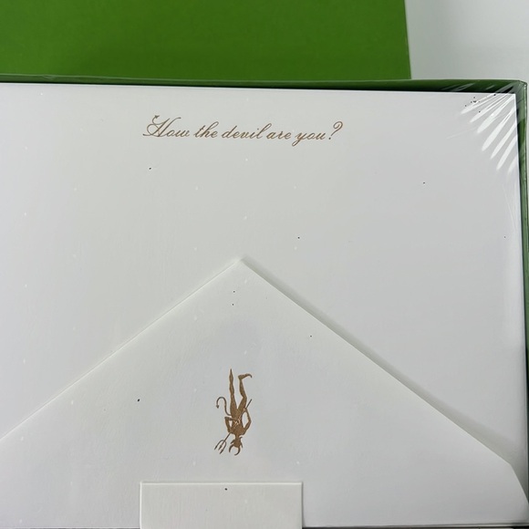 **SOLD**Kate Spade Word Icon Stationery  - 5 notecard - Picture 6 of 7
